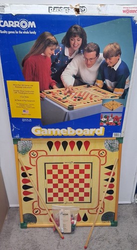 Vintage carrom gameboard - carrom,