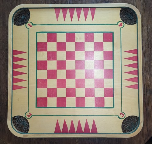 Vintage 1940 carrom wood - vintage,